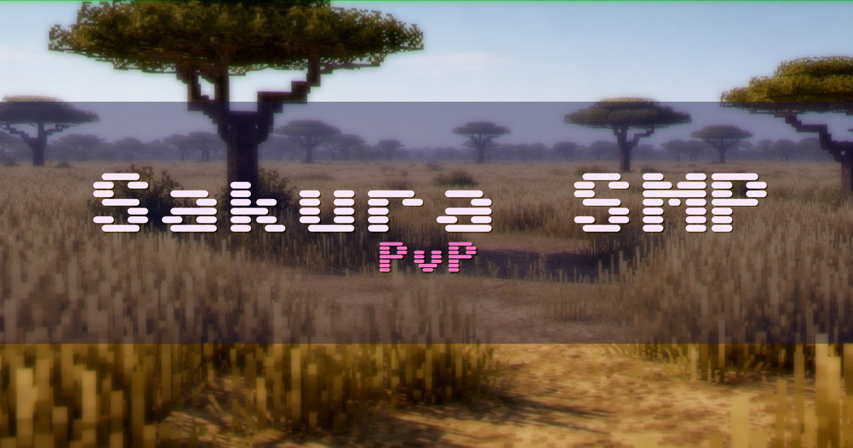 Sakura SMP PvP Minecraft server