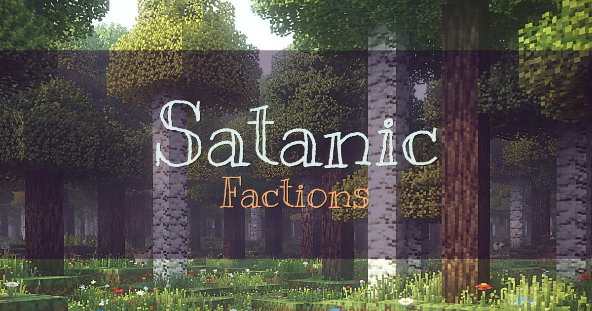 Satanic Factions Minecraft server