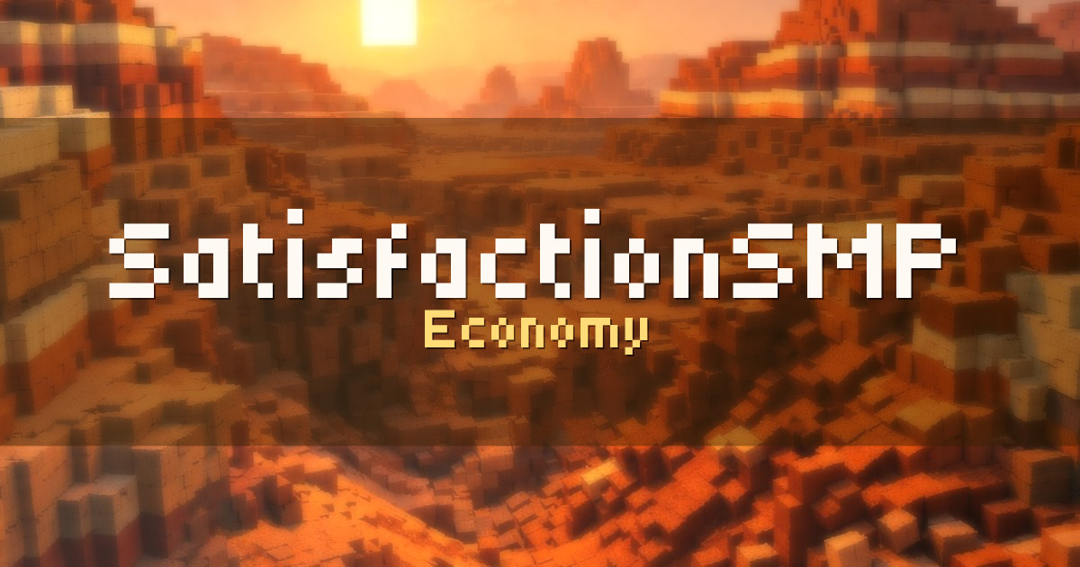 SatisfactionSMP Economy Minecraft server