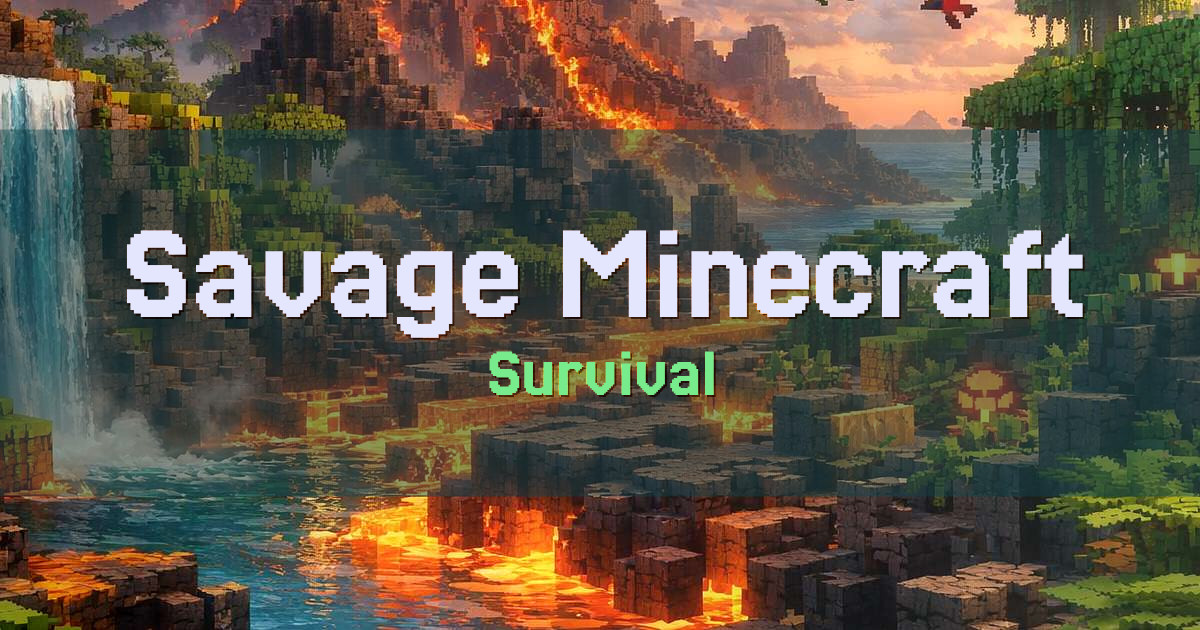 Savage Minecraft Survival Minecraft server