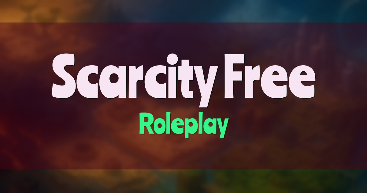 Scarcity Free Roleplay Minecraft server