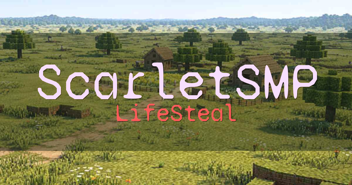 ScarletSMP LifeSteal Minecraft server