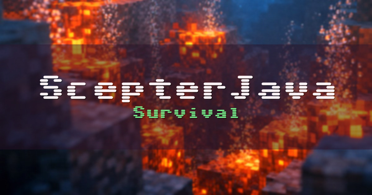 ScepterJava Survival Minecraft server