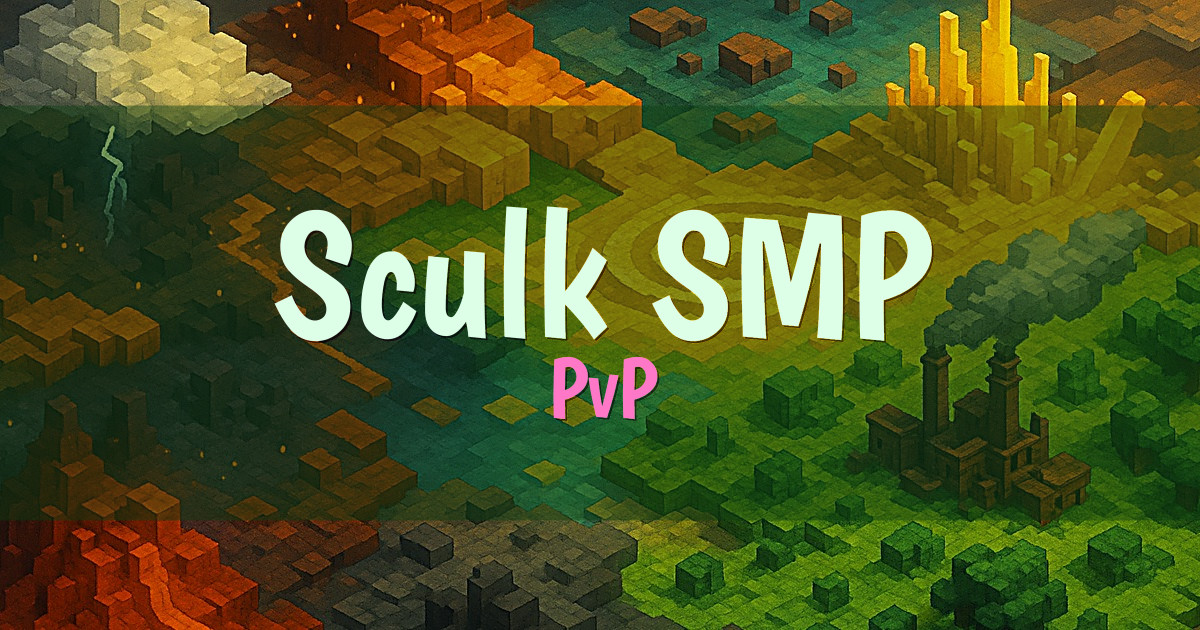 Sculk SMP PvP Minecraft server