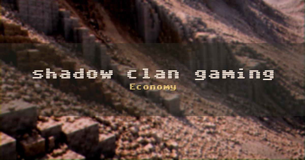 shadow clan gaming Economy Minecraft server