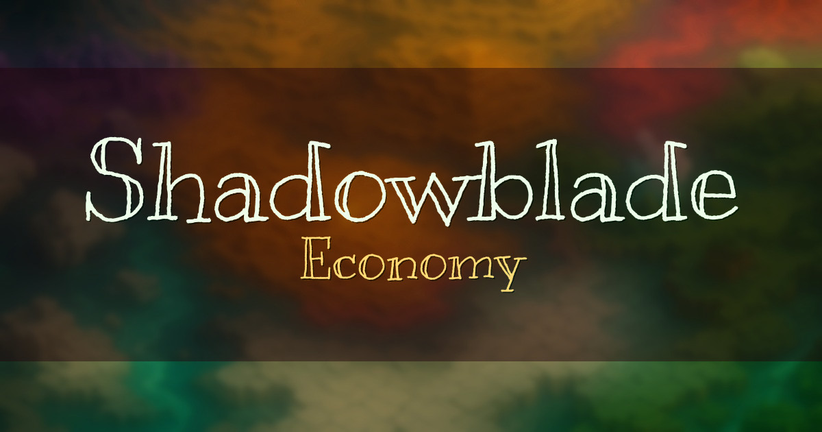 Shadowblade Economy Minecraft server