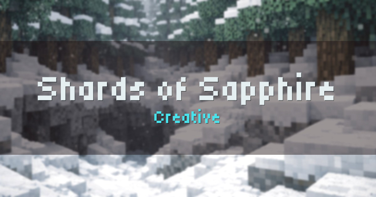Shards of Sapphire Creative Minecraft server