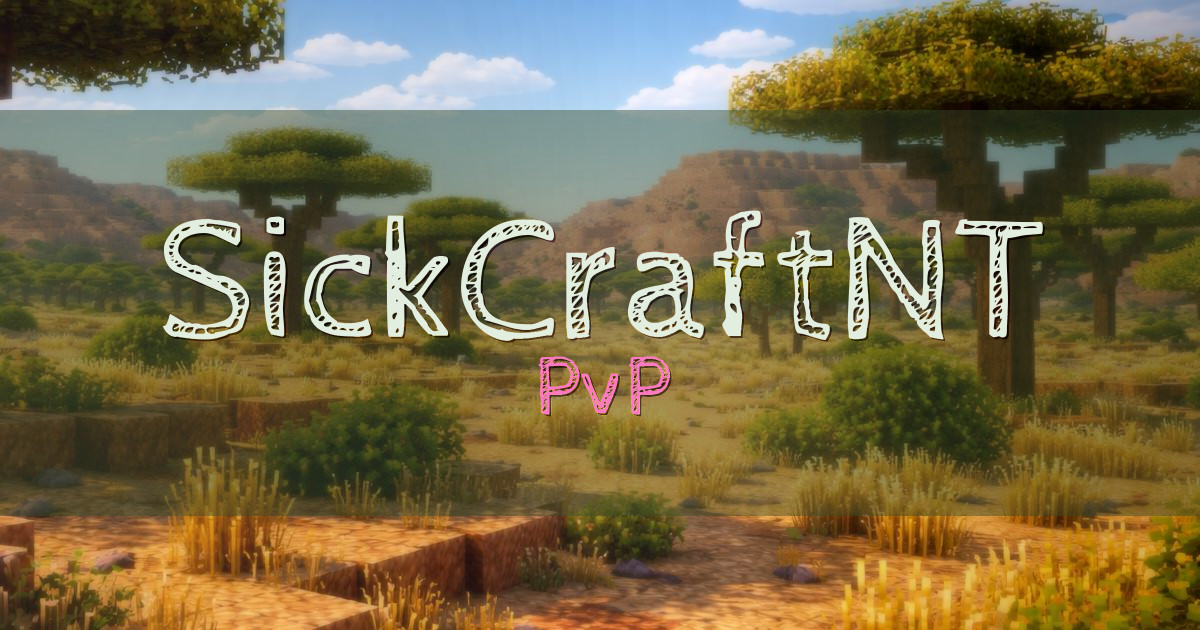 SickCraftNT PvP Minecraft server