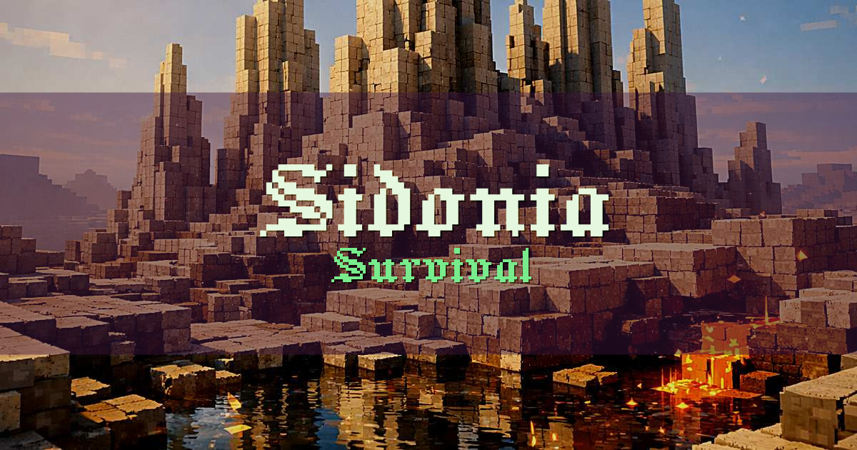 Sidonia Survival Minecraft server