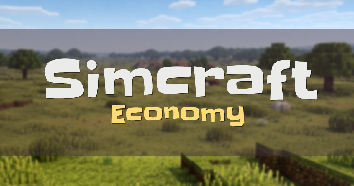 Simcraft Economy Minecraft server