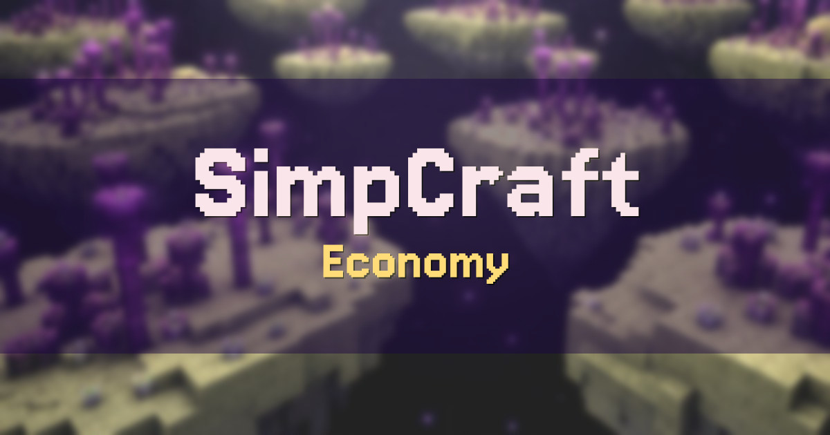 SimpCraft Economy Minecraft server