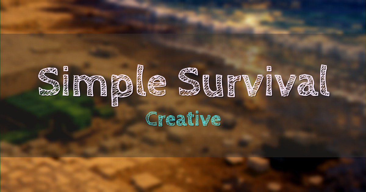 Simple Survival Creative Minecraft server