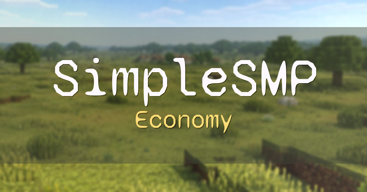 SimpleSMP Economy Minecraft server