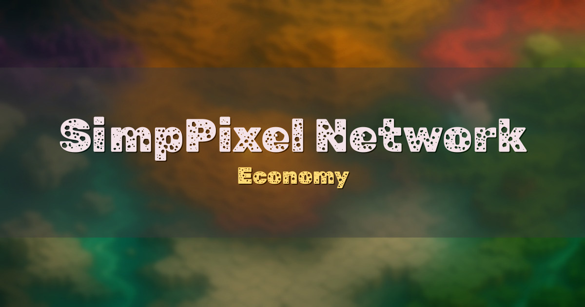 SimpPixel Network Economy Minecraft server