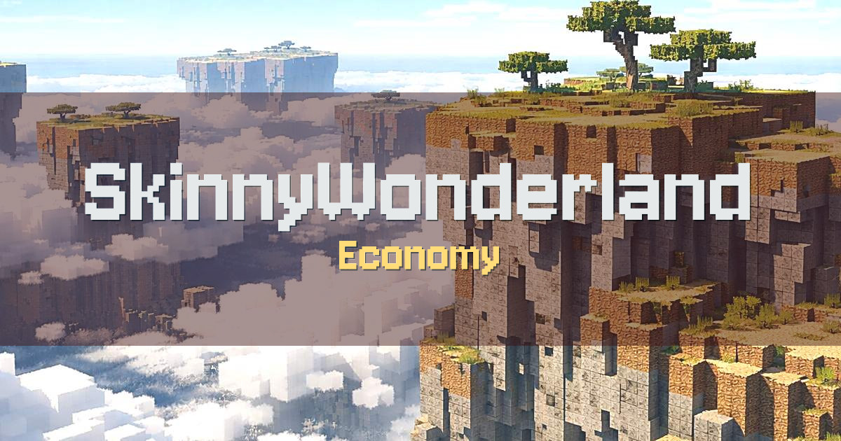 SkinnyWonderland Economy Minecraft server