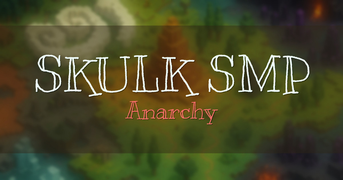 SKULK SMP Anarchy Minecraft server