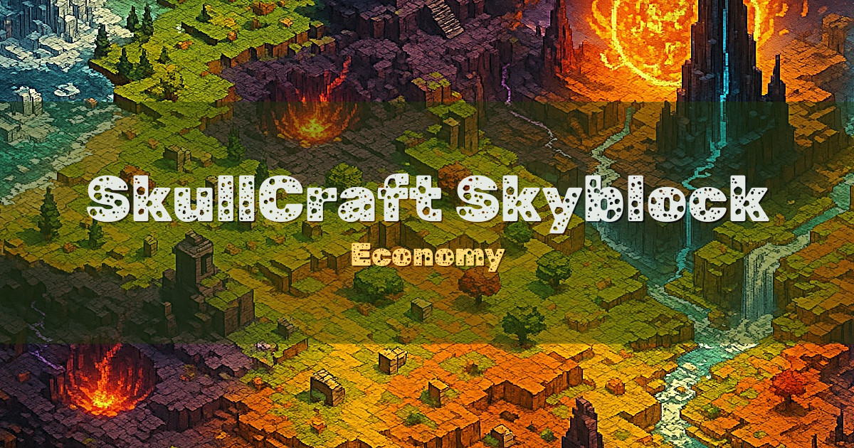 SkullCraft Skyblock Economy Minecraft server