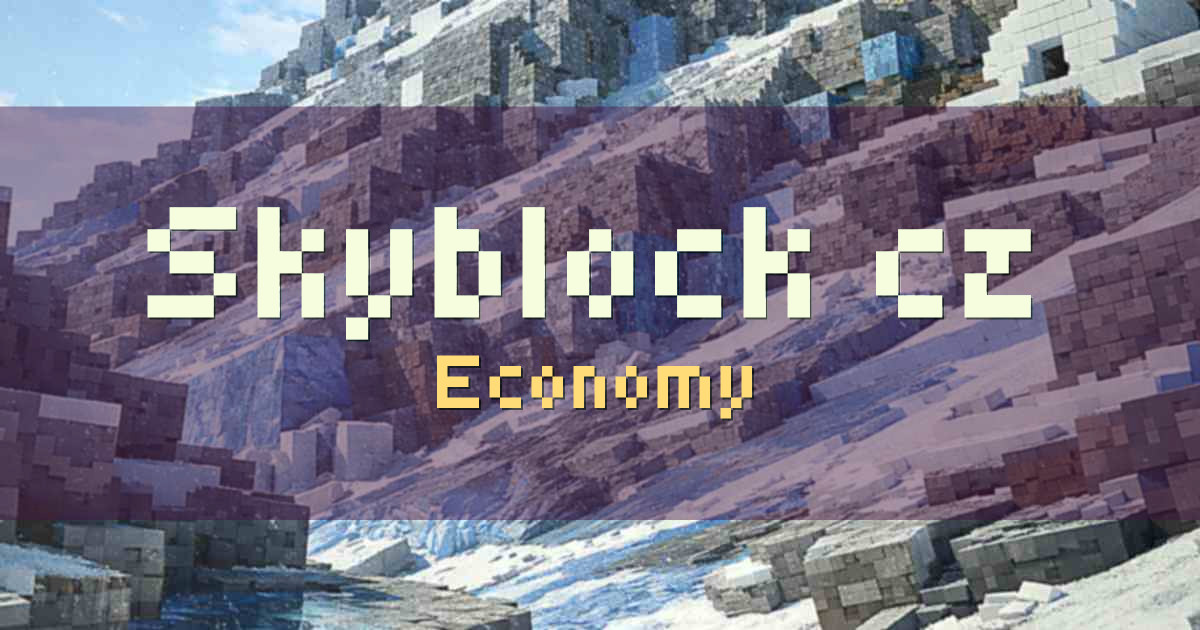 Skyblock.cz Economy Minecraft server