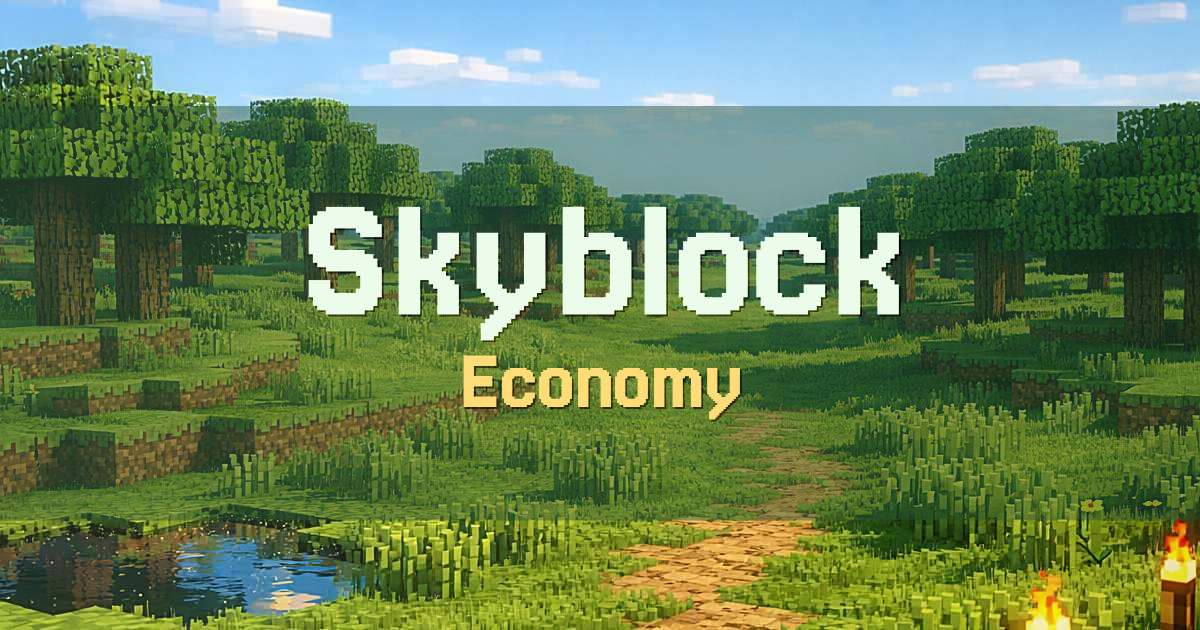 Skyblock Economy Minecraft server