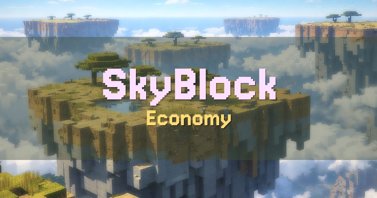 SkyBlock Economy Minecraft server