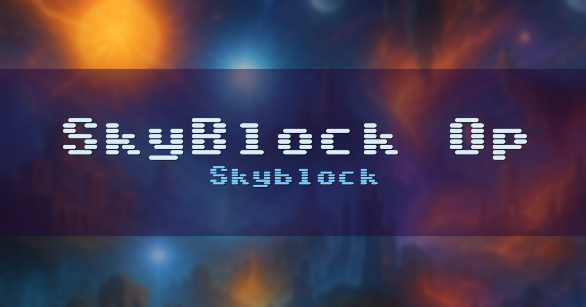 SkyBlock Op Minecraft server
