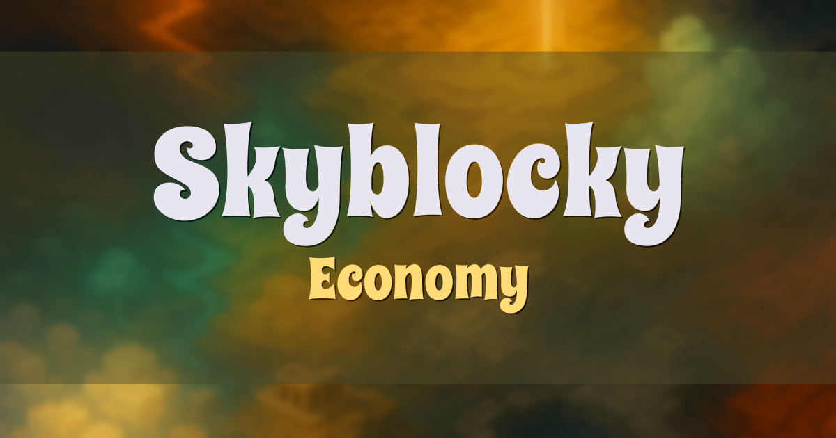 Skyblocky Economy Minecraft server