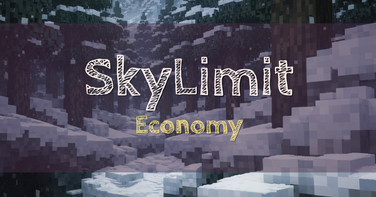 SkyLimit Economy Minecraft server