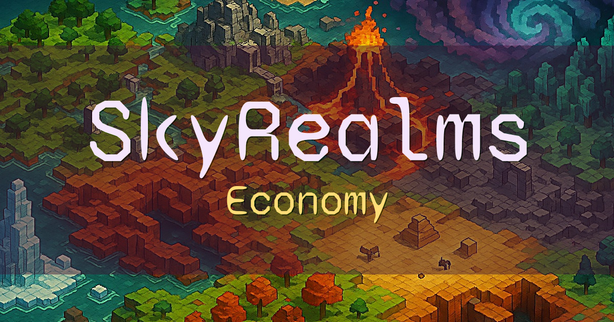SkyRealms Economy Minecraft server