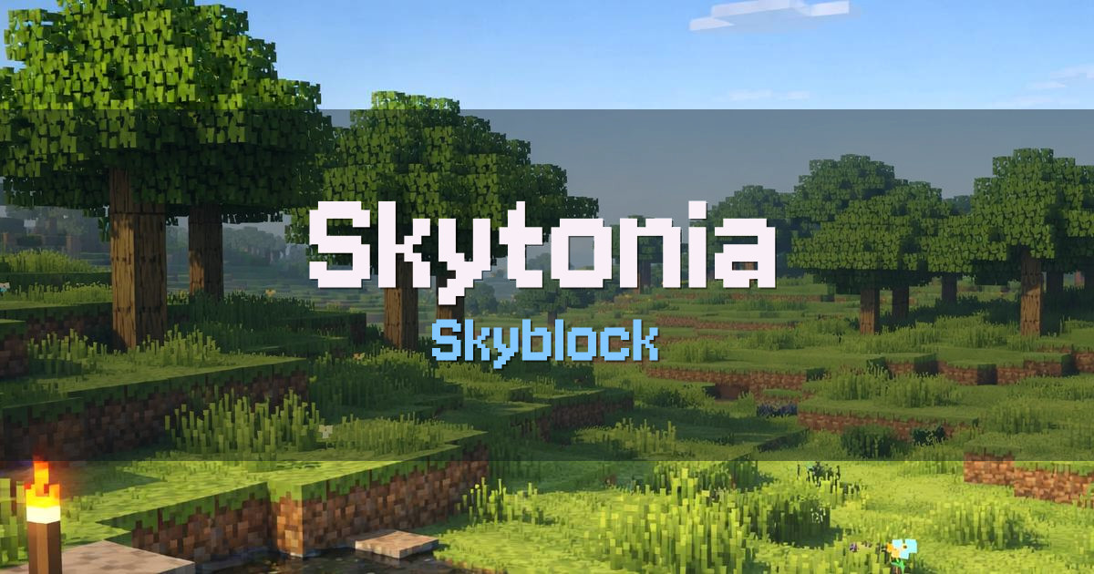 Skytonia Skyblock Minecraft server