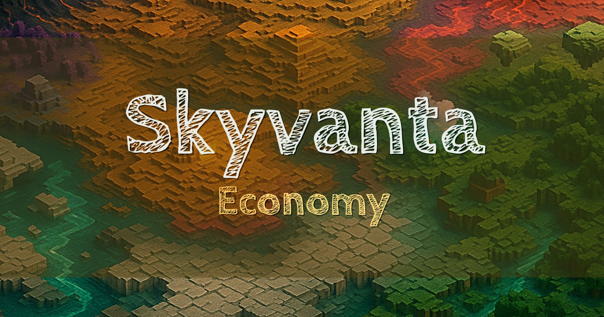 Skyvanta Economy Minecraft server