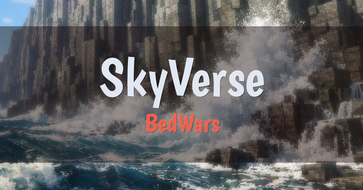 SkyVerse BedWars Minecraft server