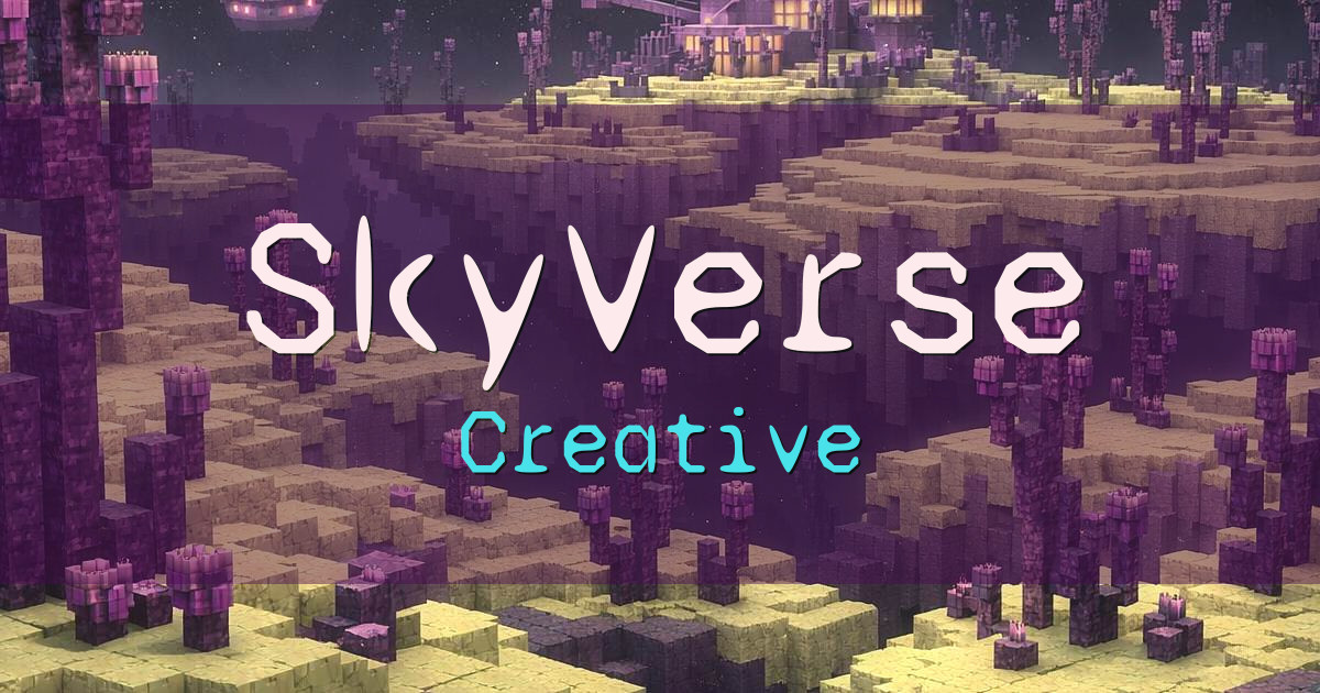 SkyVerse Creative Minecraft server