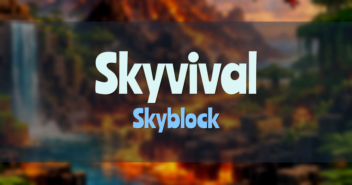Skyvival Skyblock Minecraft server