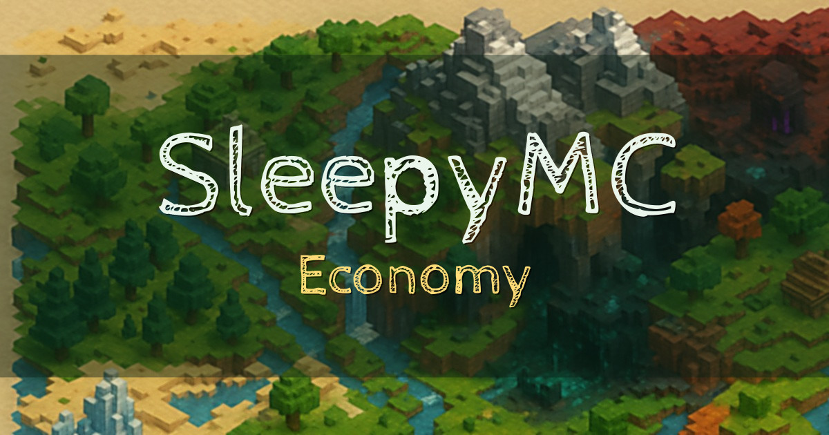 SleepyMC Economy Minecraft server