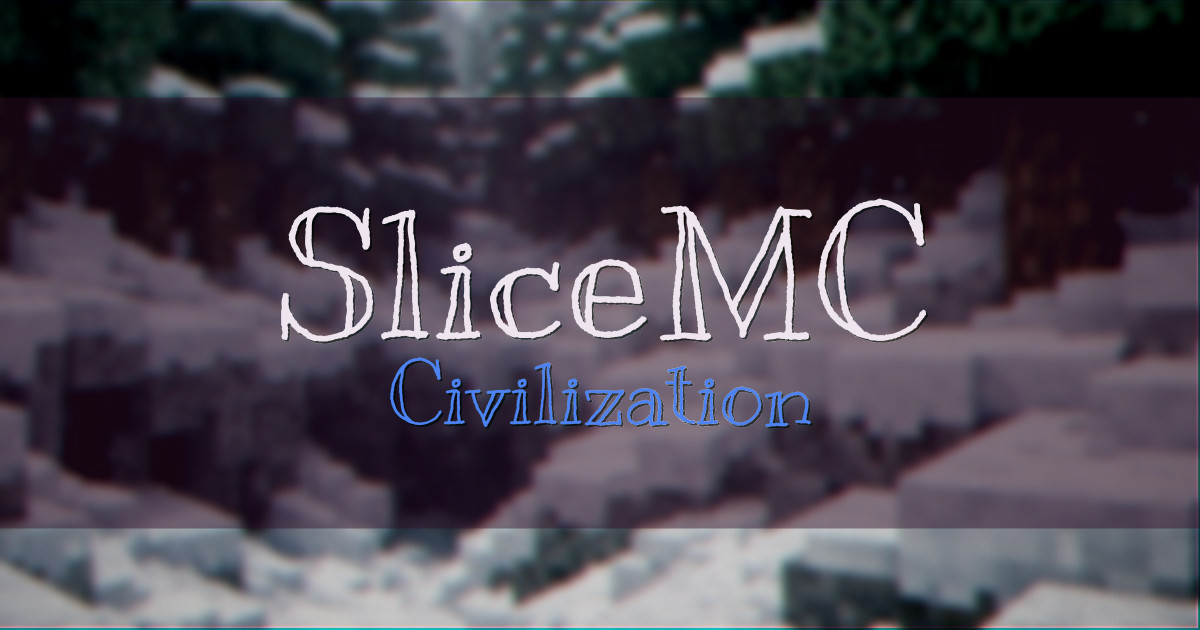 SliceMC Civilization Minecraft server