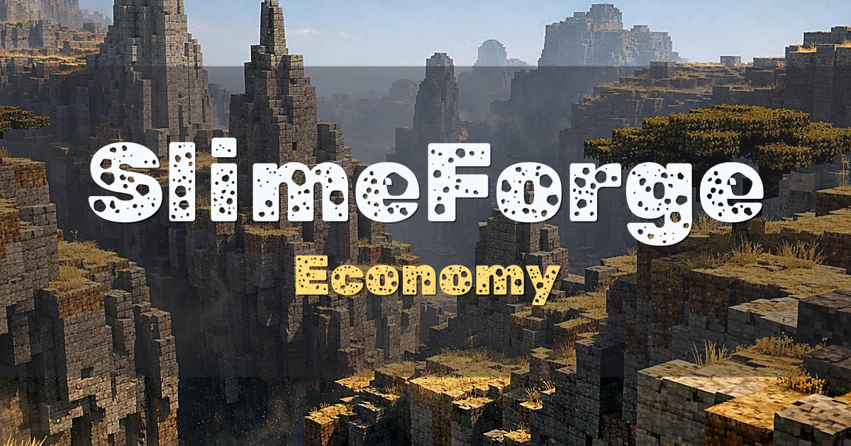 SlimeForge Economy Minecraft server