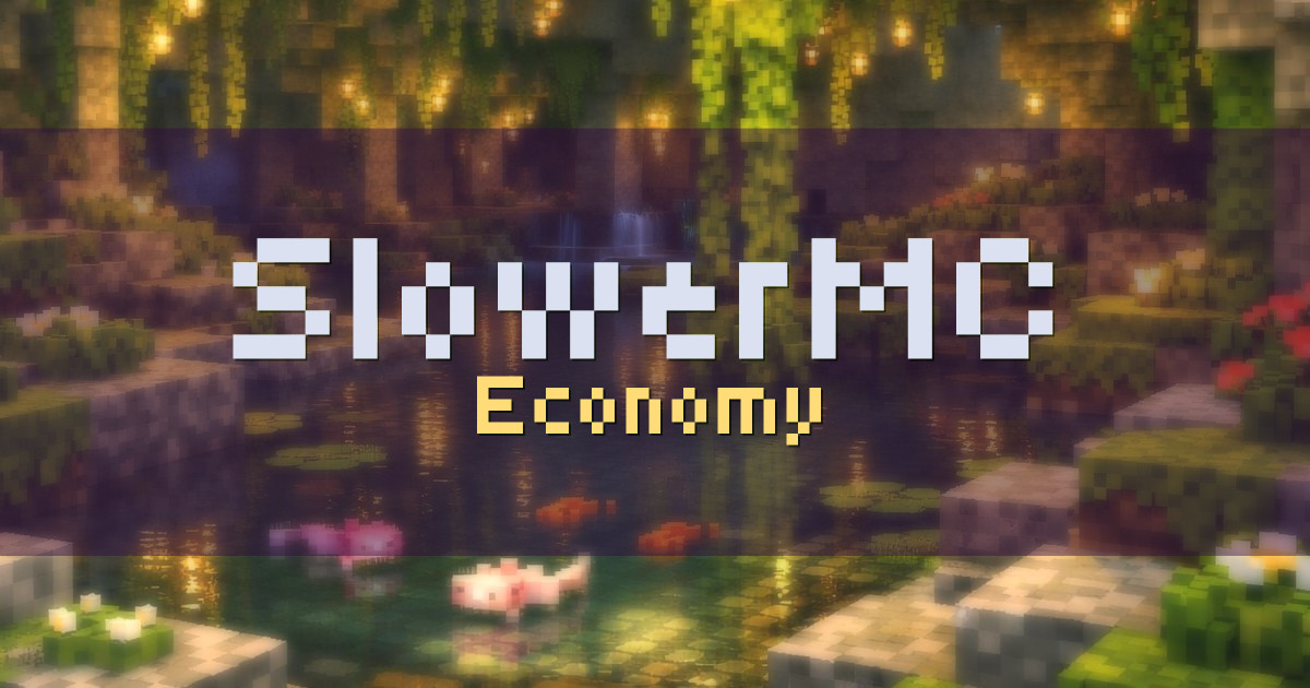 SlowerMC Economy Minecraft server