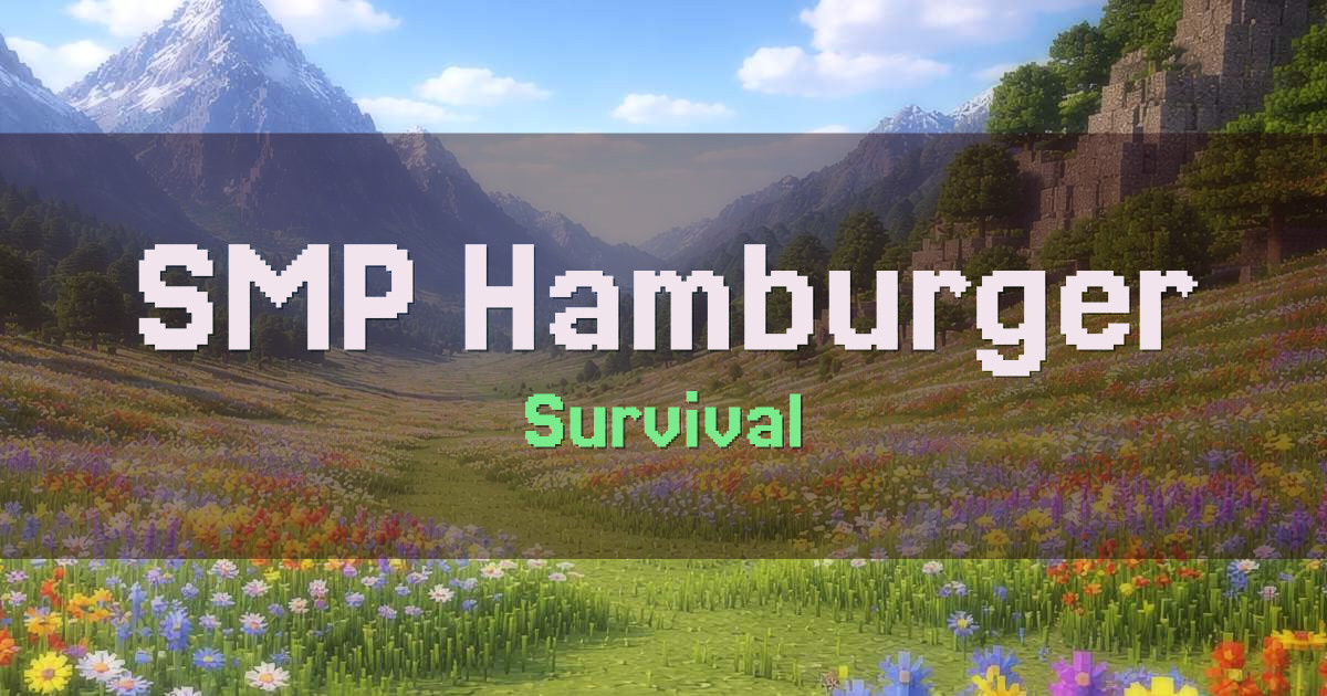 SMP Hamburger Survival Minecraft server