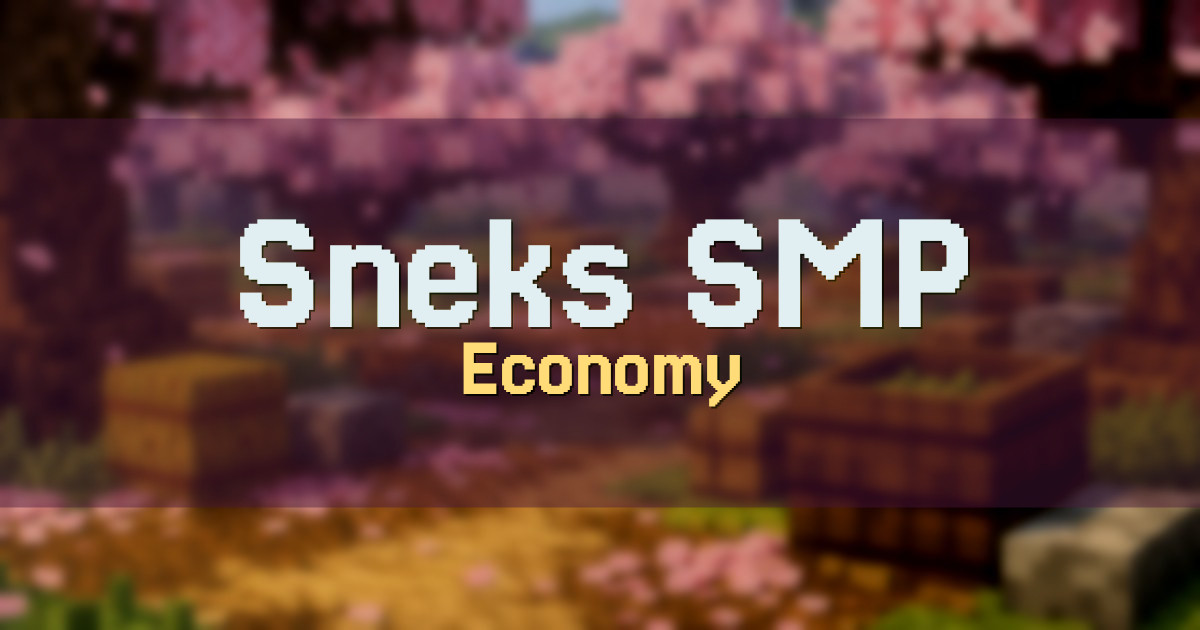 Sneks SMP Economy Minecraft server