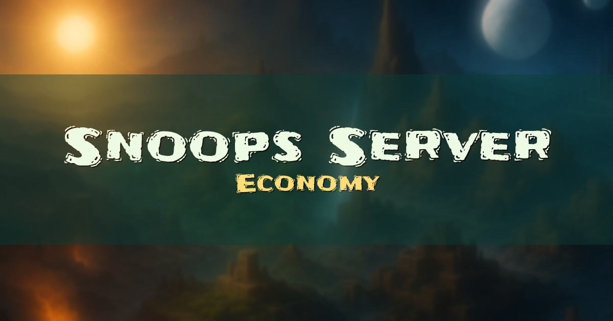 Snoops Server Economy Minecraft server