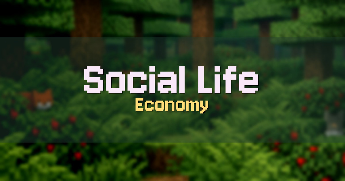 Social Life Economy Minecraft server