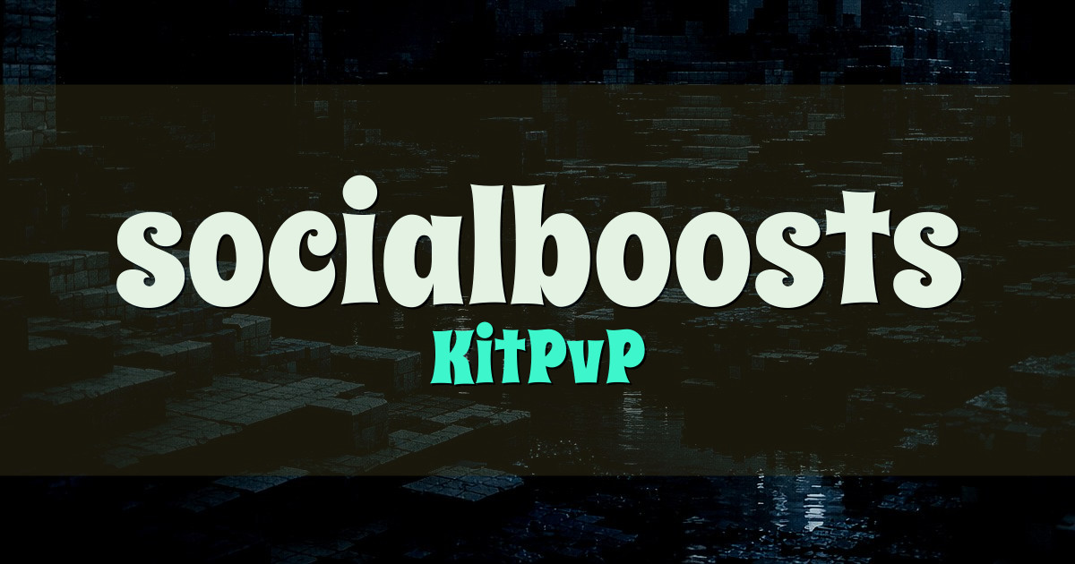 socialboosts KitPvP Minecraft server