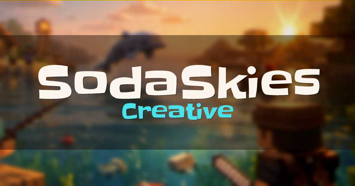 SodaSkies Creative Minecraft server