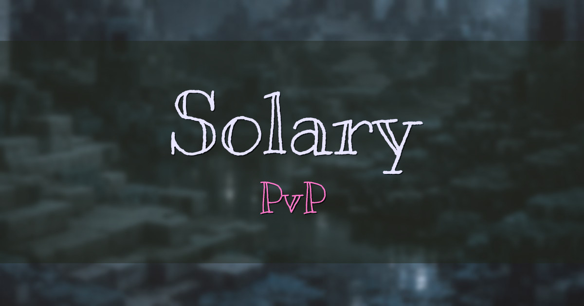 Solary PvP Minecraft server