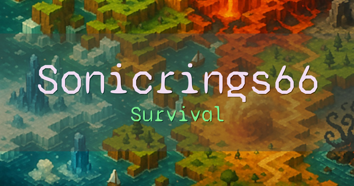 Sonicrings66 Survival Minecraft server