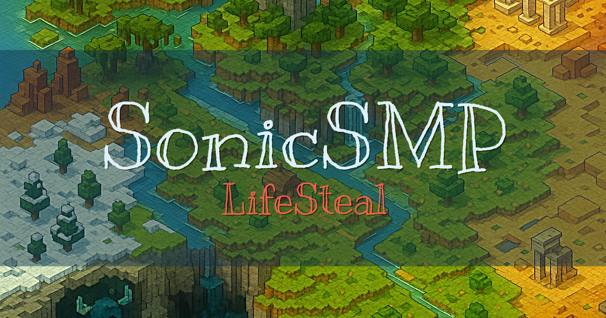 SonicSMP LifeSteal Minecraft server