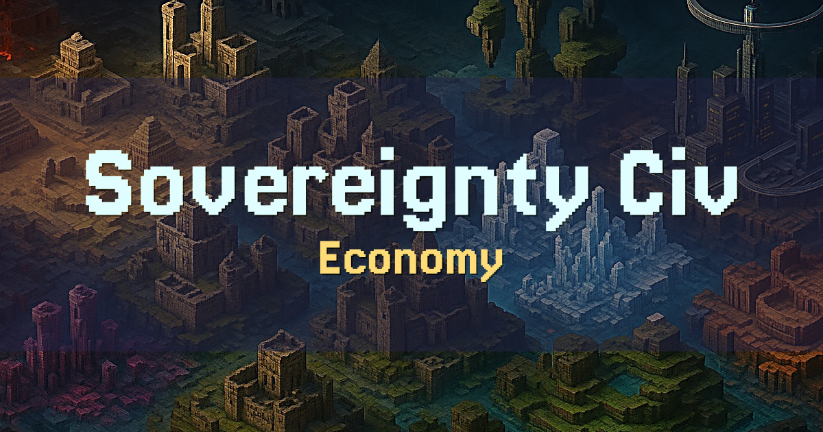 Sovereignty Civ Economy Minecraft server