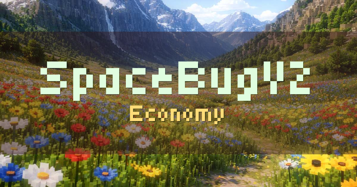 SpaceBugV2 Economy Minecraft server