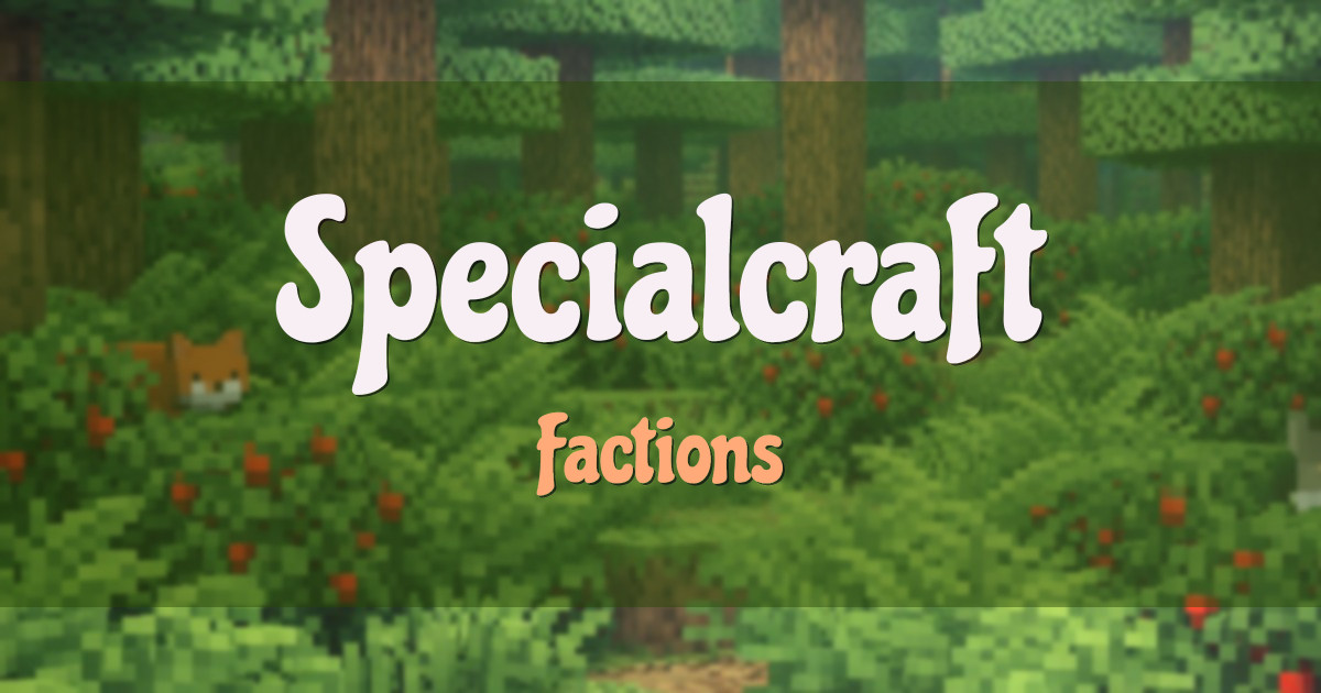 Specialcraft Factions Minecraft server