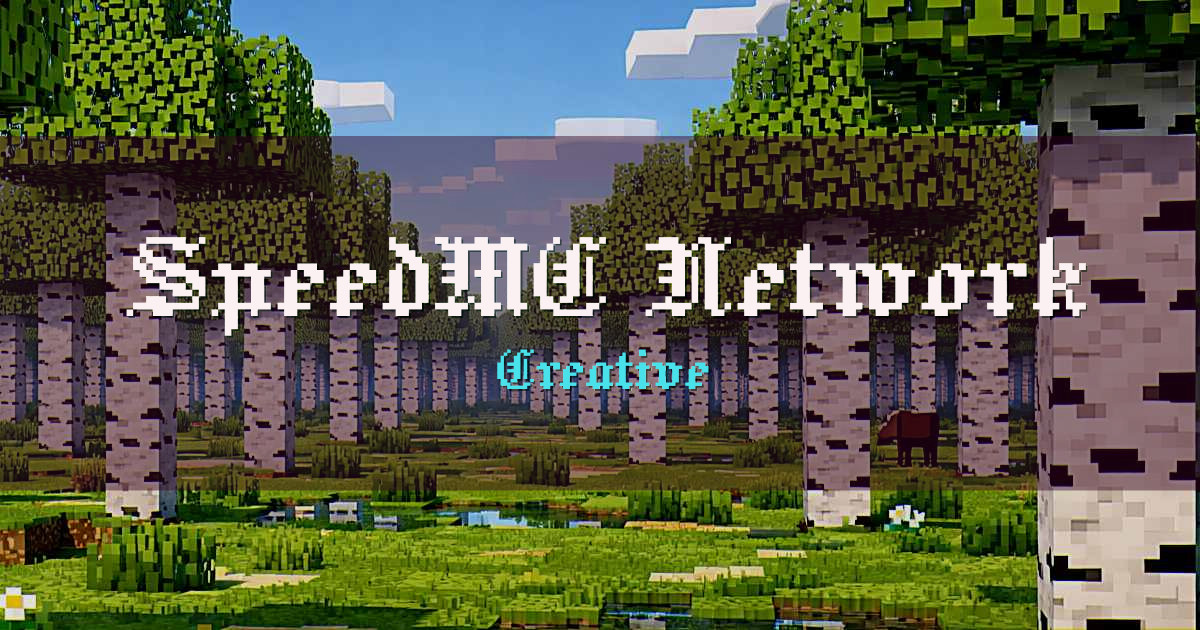 SpeedMC Network Creative Minecraft server